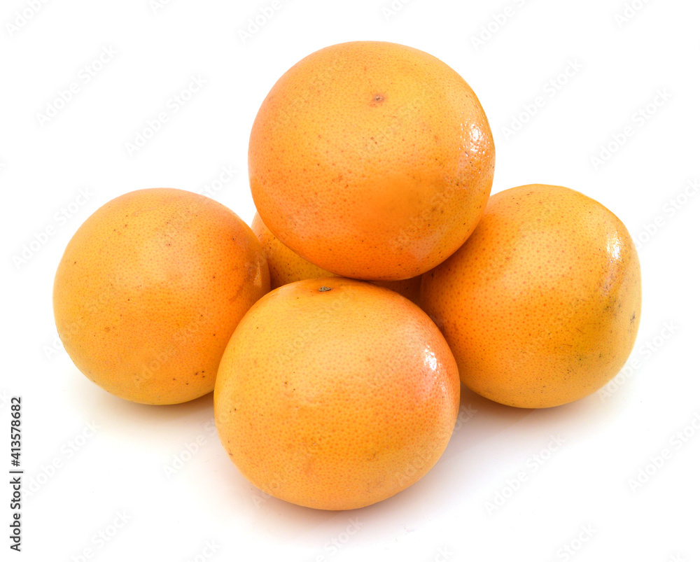 Grapefruits isolated on white background Grapefruits isolated on white background