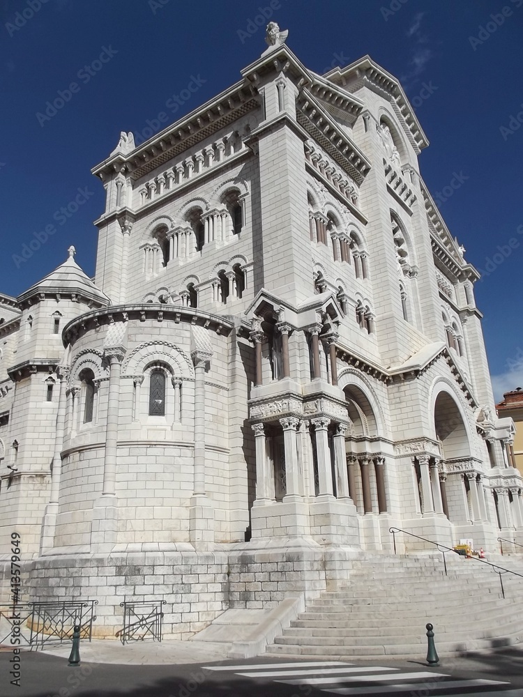 the cathedral of notre-dame-immaculée, monaco