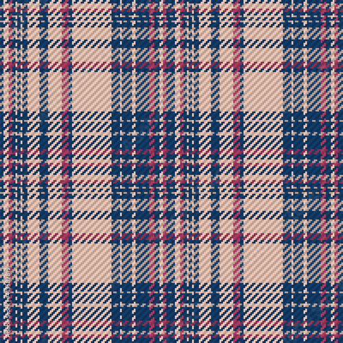 Seamless pattern of scottish tartan plaid. Repeatable background with check fabric texture. Vector backdrop striped textile print.
