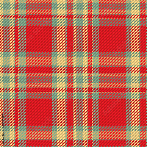 Seamless pattern of scottish tartan plaid. Repeatable background with check fabric texture. Vector backdrop striped textile print.