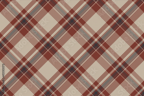 Seamless pattern of scottish tartan plaid. Repeatable background with check fabric texture. Vector backdrop striped textile print.