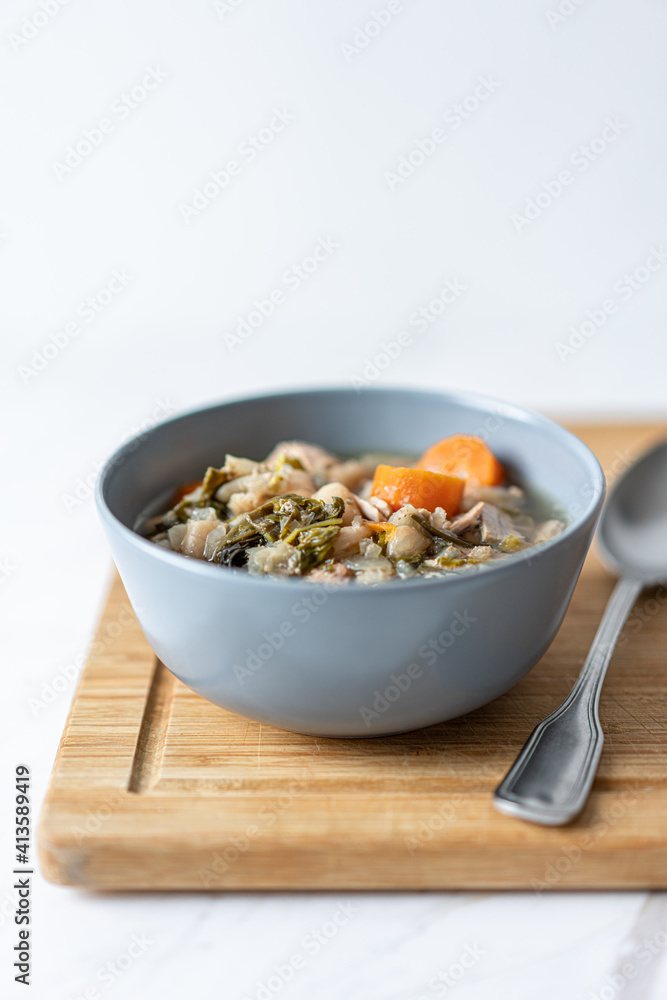 Lamb and Beans Stew with Leeks, Carrots and Butterbeans Lamb and Beans Stew with Leeks, Carrots and Butterbeans