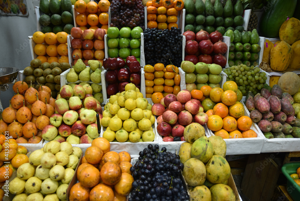 Etal de fruits frais Etal de fruits frais