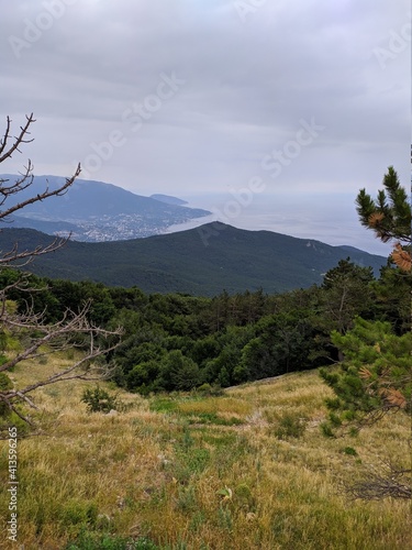 landscape with sky and clouds