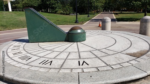 sundial in the park