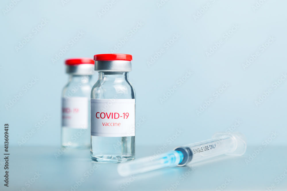 Coronavirus vaccine. Two bottle of vaccine corona virus. Vaccination covid 19. Coronavirus vaccine. Two bottle of vaccine corona virus. Vaccination covid 19.
