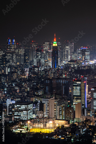 city skyline at night © luiszgz