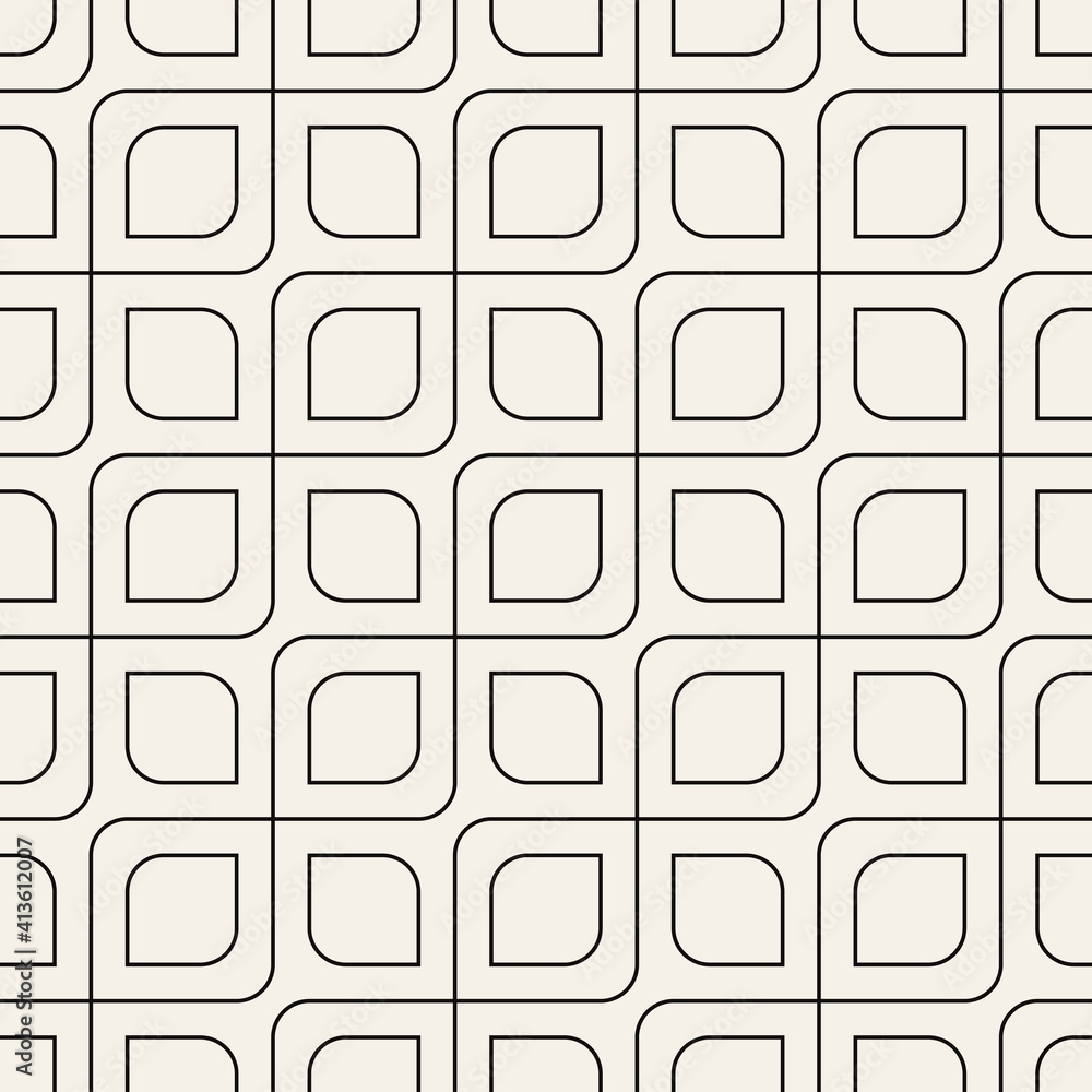 Vector seamless pattern. Modern stylish texture. Repeating geometric tiles with geometric petals. Vector seamless pattern. Modern stylish texture. Repeating geometric tiles with geometric petals.