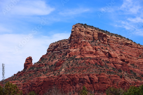 red rock formation