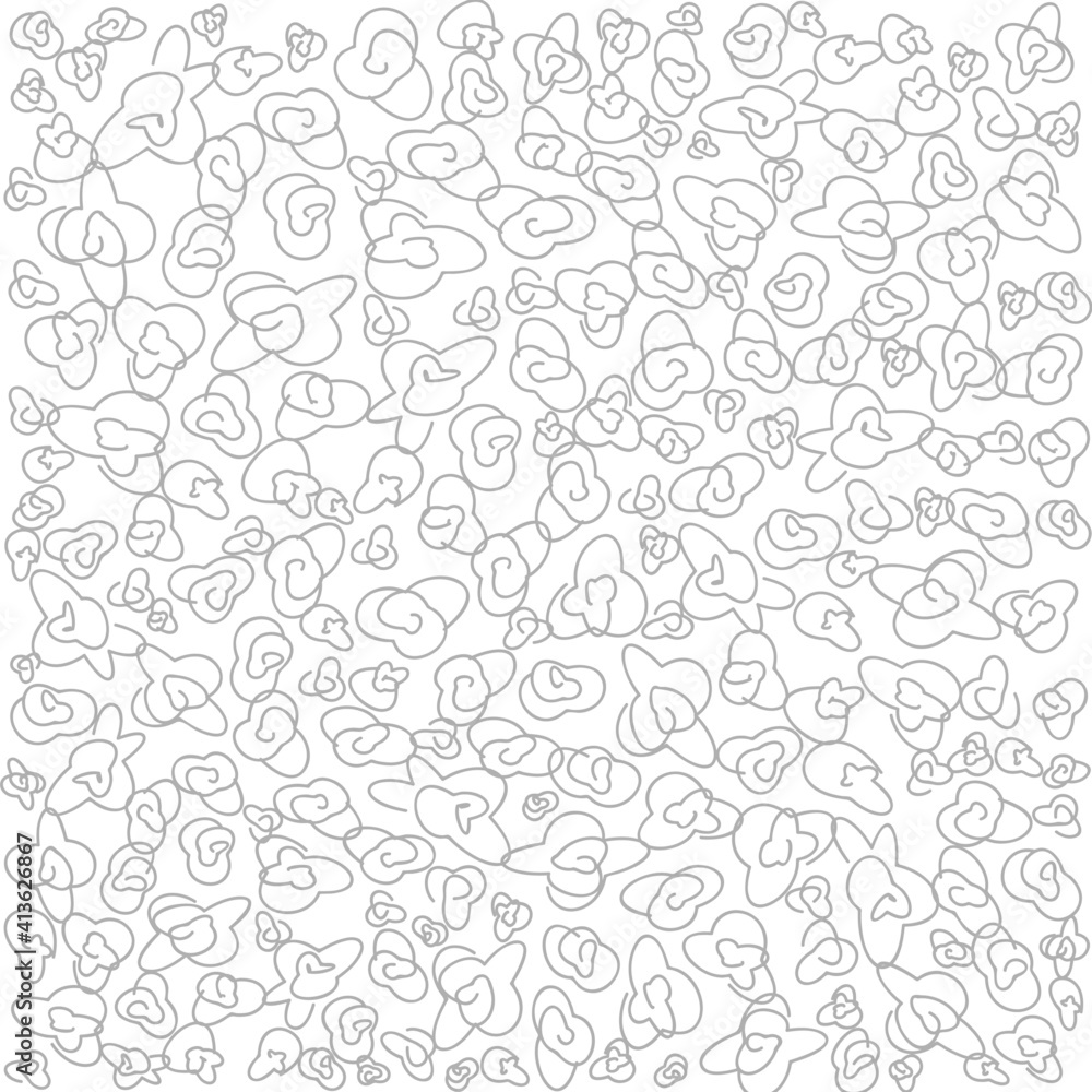 Grayscale flower pattern