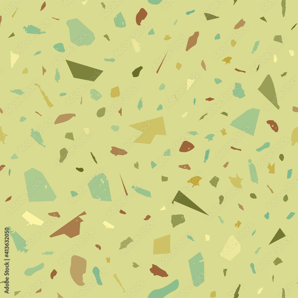 Terrazzo seamless pattern. Khaki classic flooring Terrazzo seamless pattern. Khaki classic flooring
