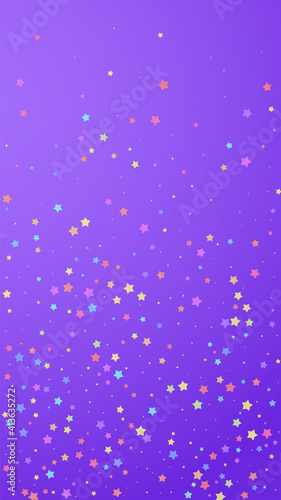 Wallpaper Mural Festive classic confetti. Celebration stars. Color Torontodigital.ca
