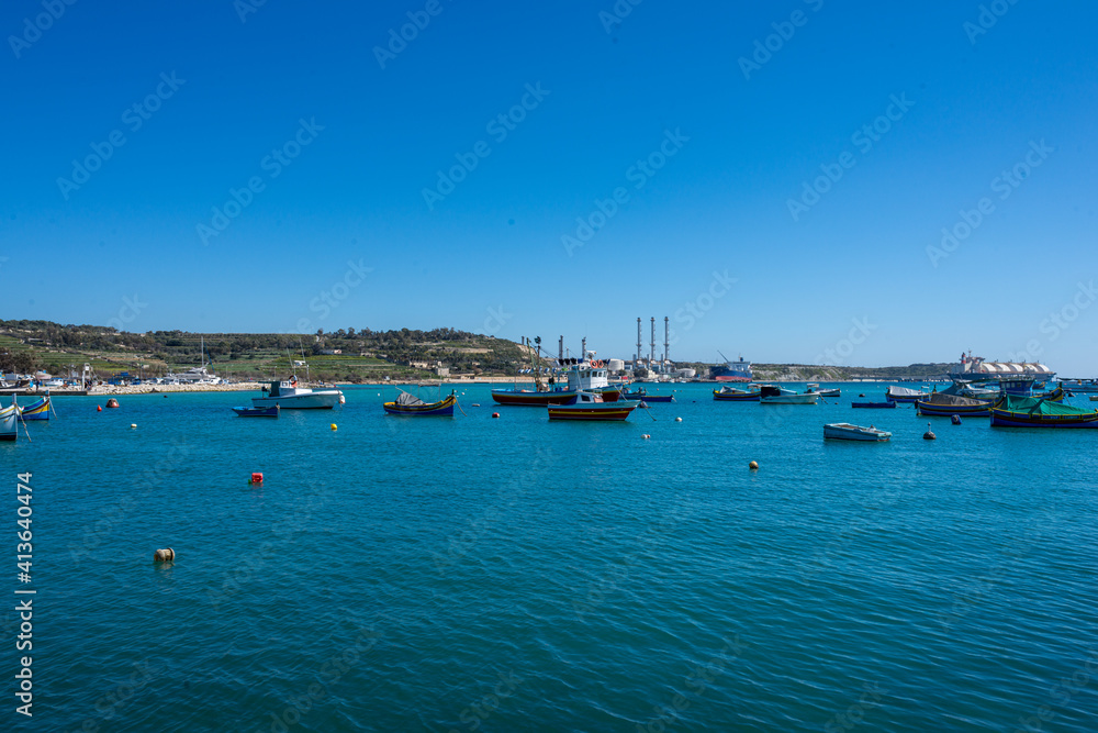Marsaxlokk is a traditional fishing village located southeast of Malta Marsaxlokk is a traditional fishing village located southeast of Malta