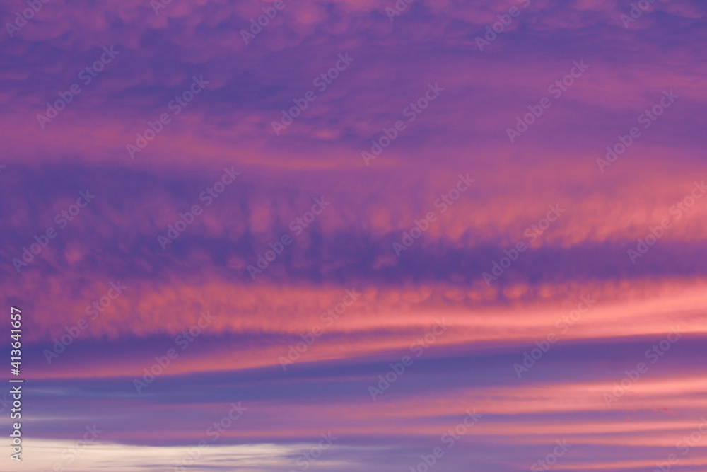 Sky abstraction at sunset