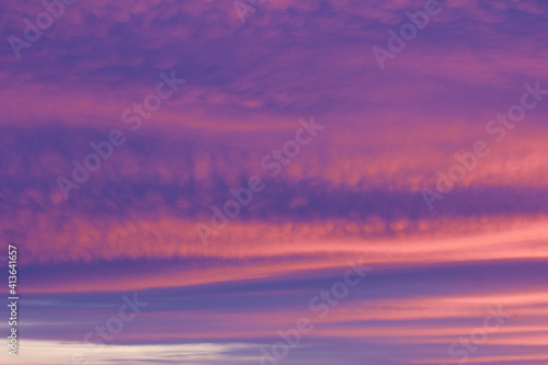 Sky abstraction at sunset © Irina Solonina