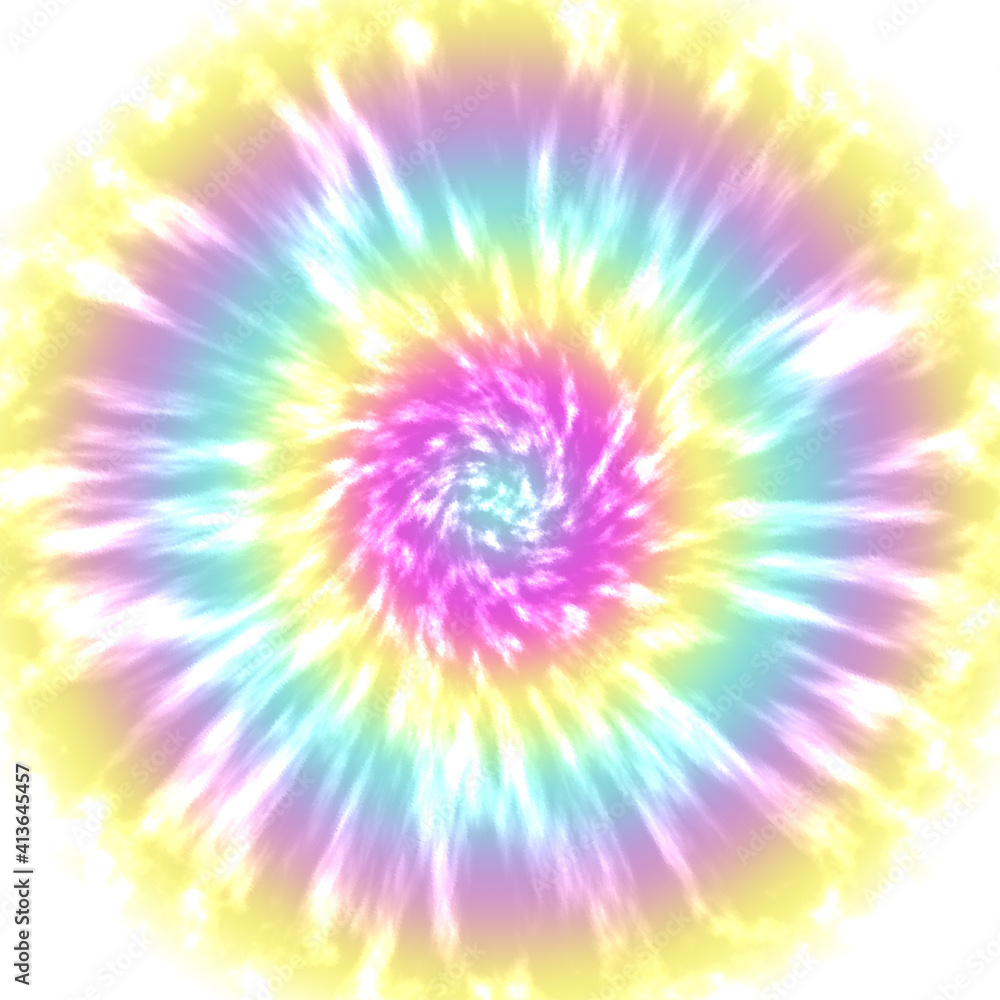 Obraz premium Abstract colorful tie dye pattern