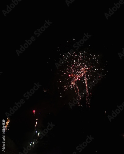 fireworks in the sky