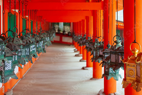 Foto 【奈良県】春日大社の釣灯籠