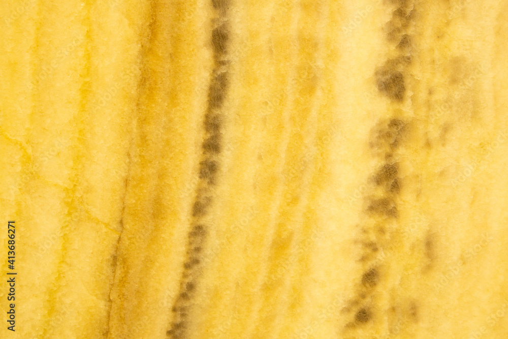 Obraz premium Abstract illustration of close up of yellow marble stone texture background
