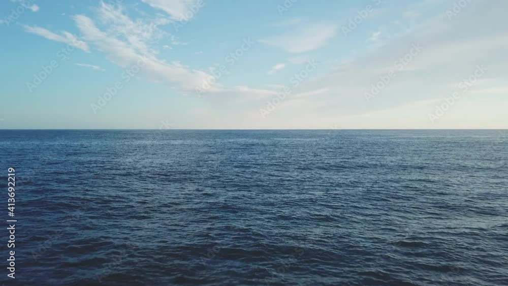 Sea horizon travel landscape aerial view. Water and sunny sky. Sea horizon travel landscape aerial view. Water and sunny sky.