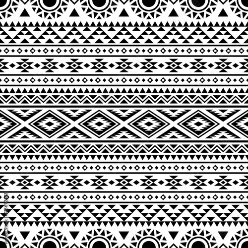 Seamless ethnic pattern texture background