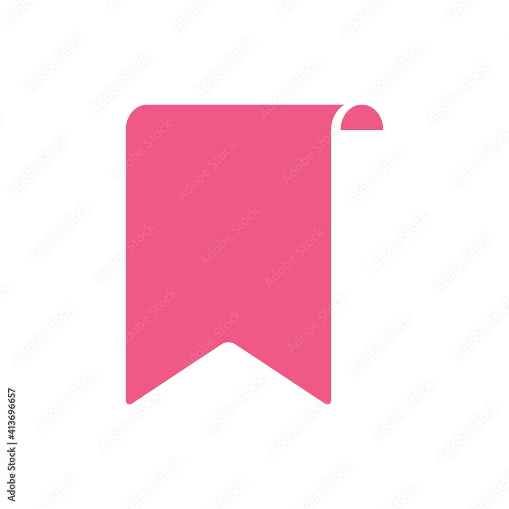 Bookmark Flat Icon Vector Logo Template illustration Bookmark Flat Icon Vector Logo Template illustration