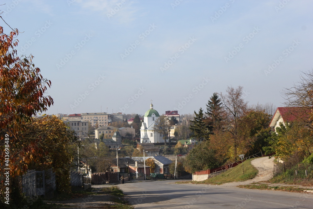 Fototapeta premium view of the old town