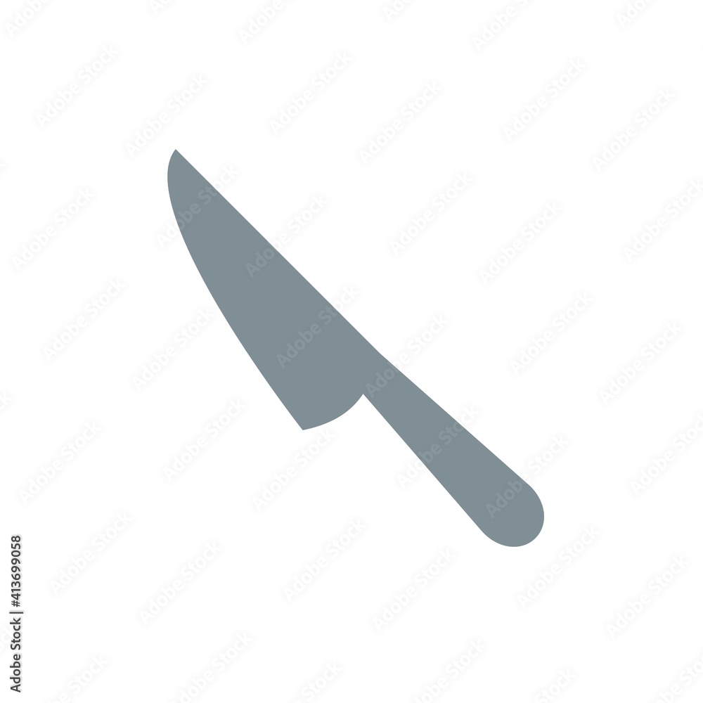 Knife Flat Icon Vector Logo Template Illustration Knife Flat Icon Vector Logo Template Illustration