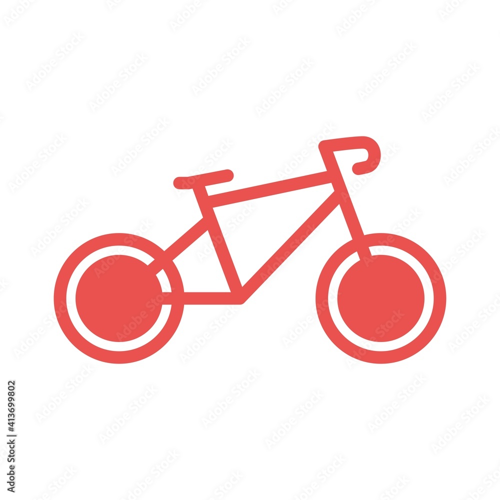 Bicycle Flat Icon Vector Logo Template Illustration Bicycle Flat Icon Vector Logo Template Illustration