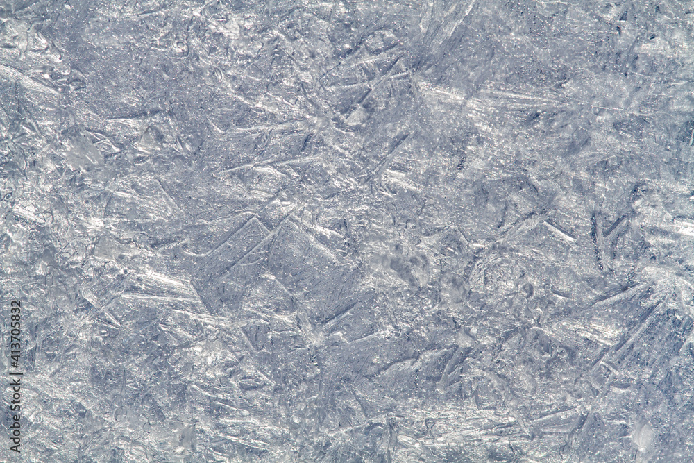 icy pattern that has melted a little icy pattern that has melted a little