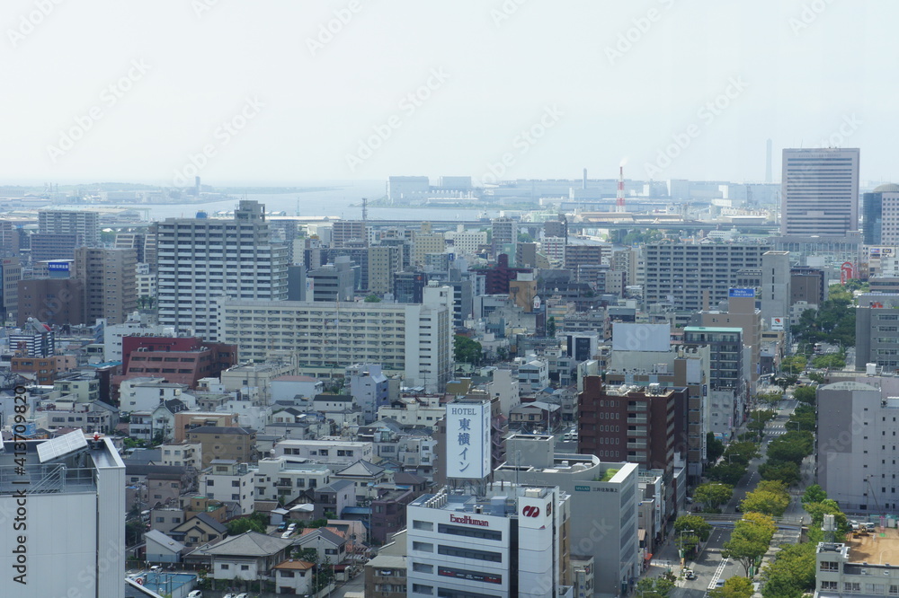 堺市　市役所　展望ロビーからの眺望