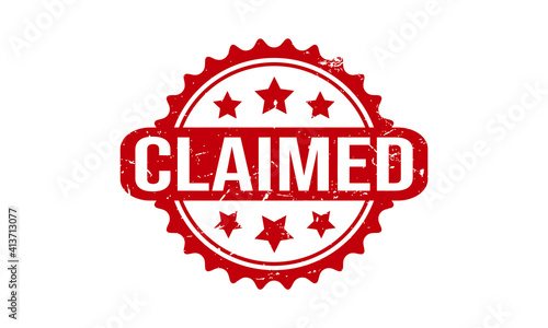 Claimed Rubber Stamp. Claimed Rubber Grunge Stamp Seal Vector Illustration