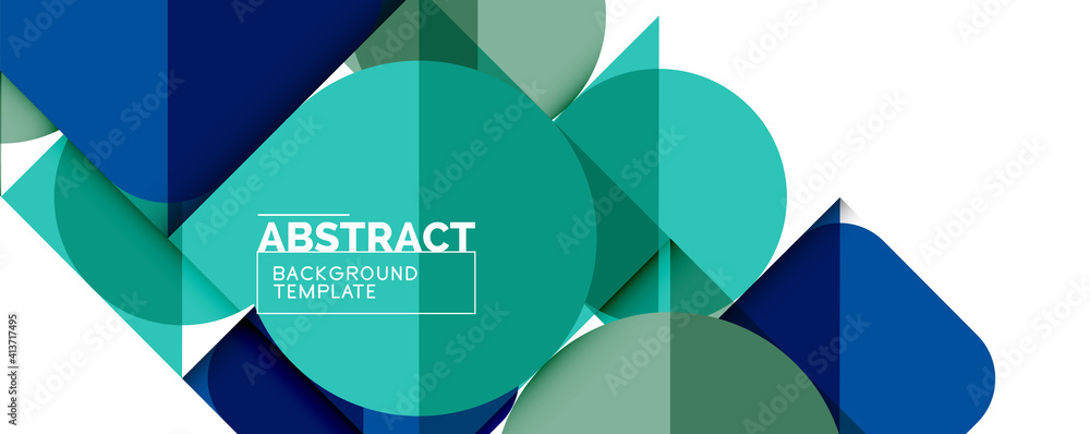 Clean minimal geometric abstract background with triangles and circles. Vector illustration for covers, banners, flyers and posters and other designs Clean minimal geometric abstract background with triangles and circles. Vector illustration for covers, banners, flyers and posters and other designs