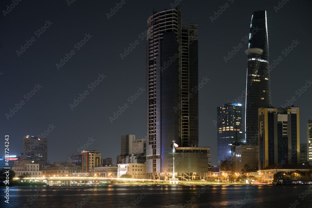 Obraz premium Hochiminh City by night