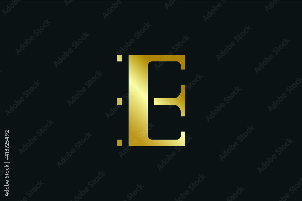 abstract Luxury Letter E logo Template abstract Luxury Letter E logo Template