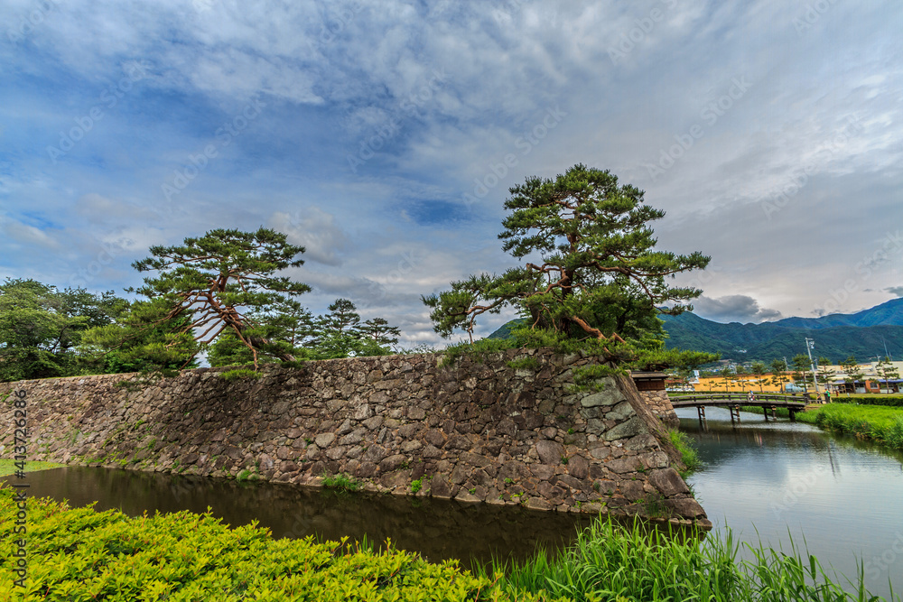 松代城の風景