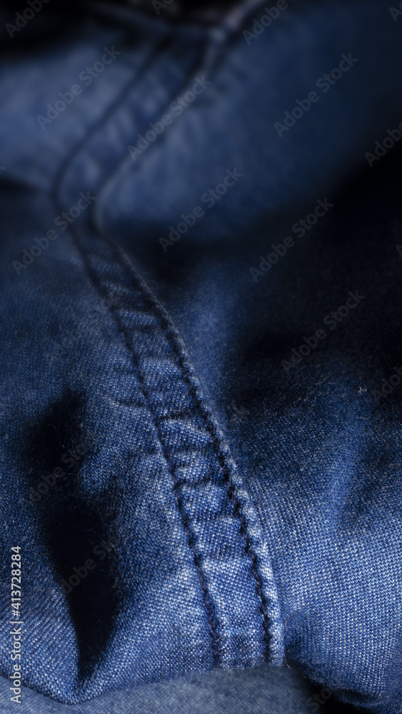 Fototapeta premium 청 자켓 바탕 사진