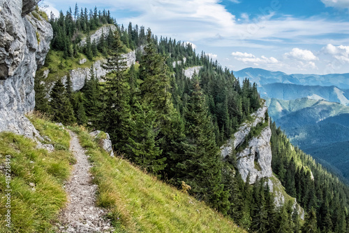 Ohniste rock massif, Low Tatras mountains, Slovakia photo