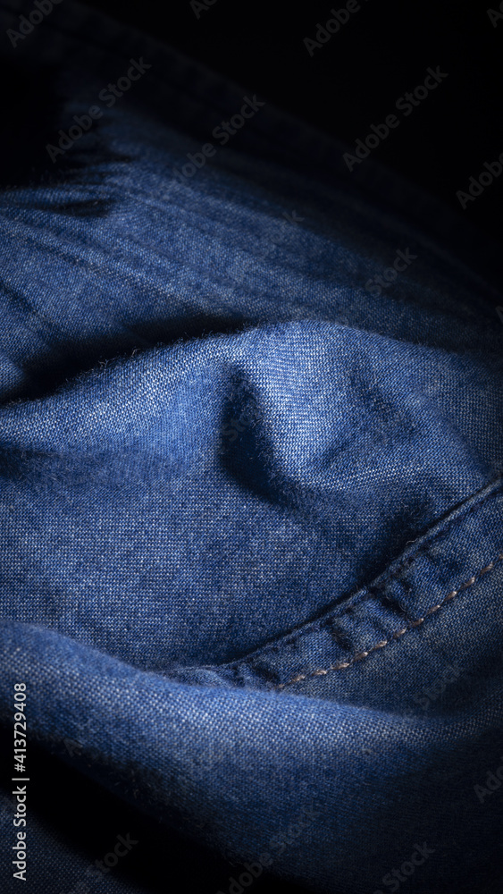 Fototapeta premium 청색 자켓의 바탕 사진