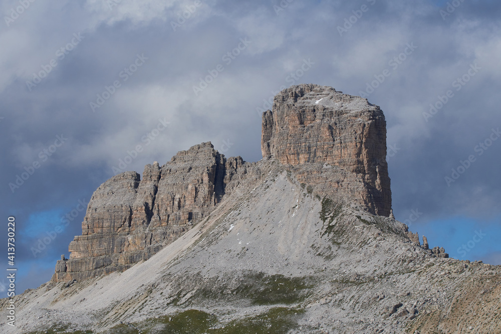 Fototapeta premium Schwabenalpenkopf in den Dolomiten 