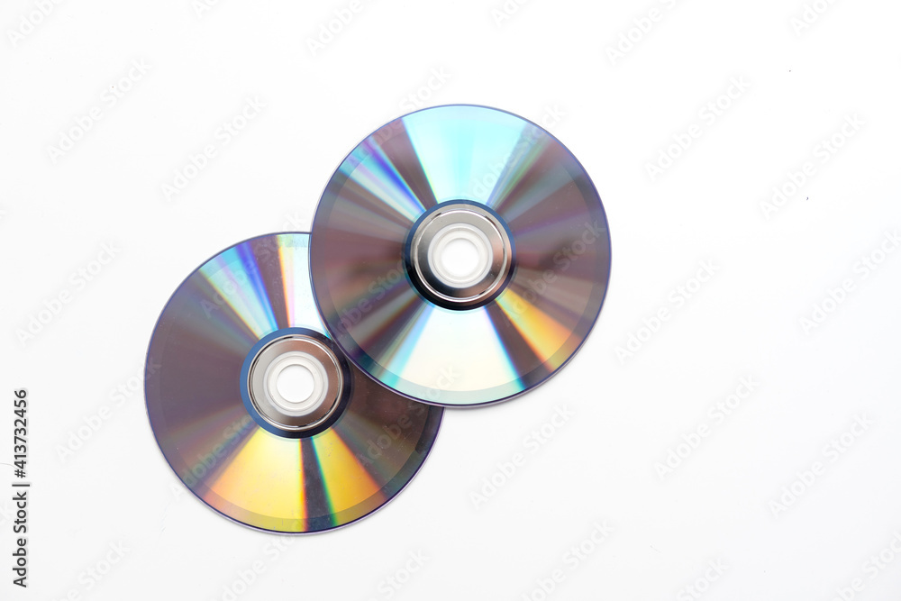CD disk isolated on white background CD disk isolated on white background