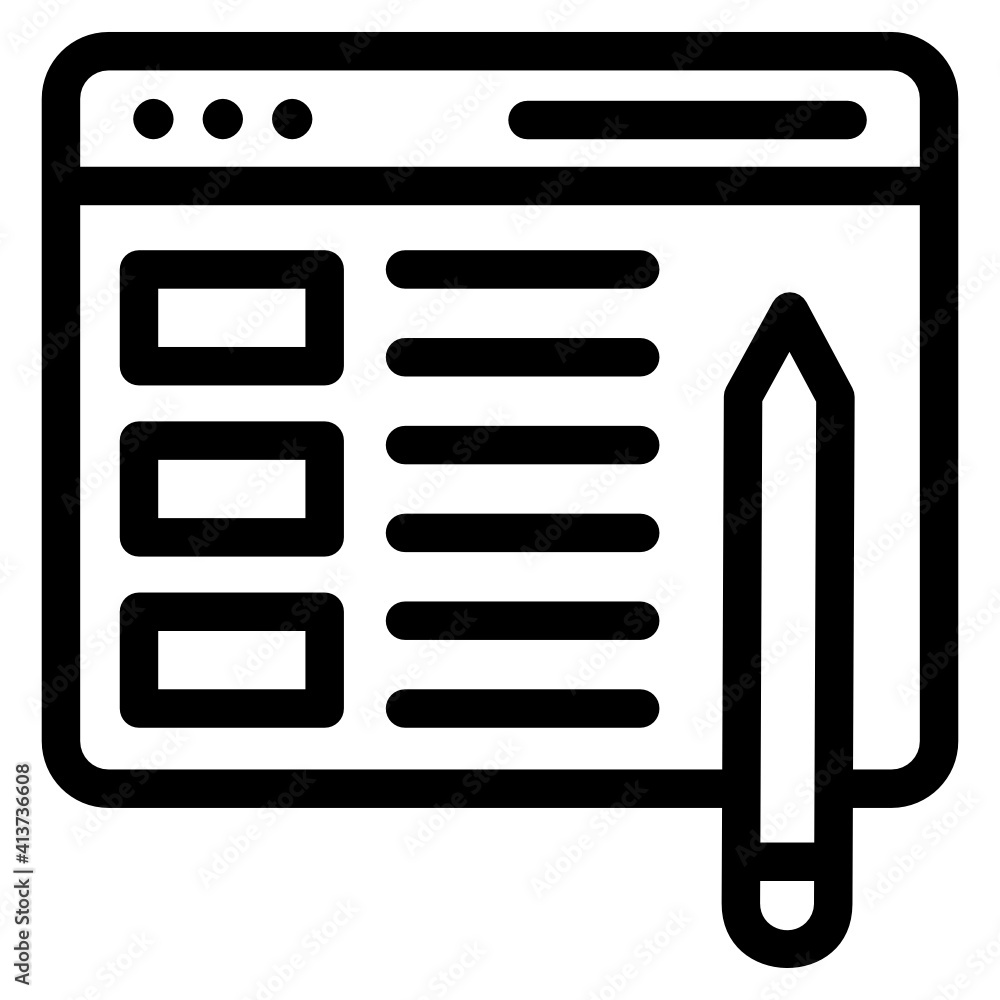 Web content in linear style icon, editable vector
Web content in linear style icon, editable vector
