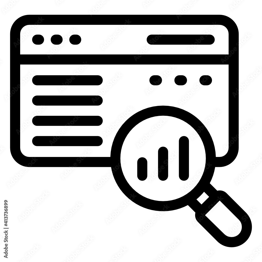 Web analysis linear style icon, editable vector
Web analysis linear style icon, editable vector