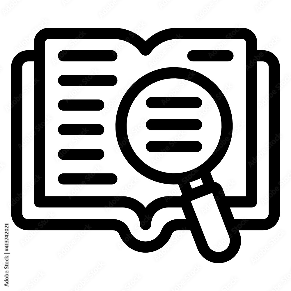 Book analysis in linear style icon, editable vector
Book analysis in linear style icon, editable vector