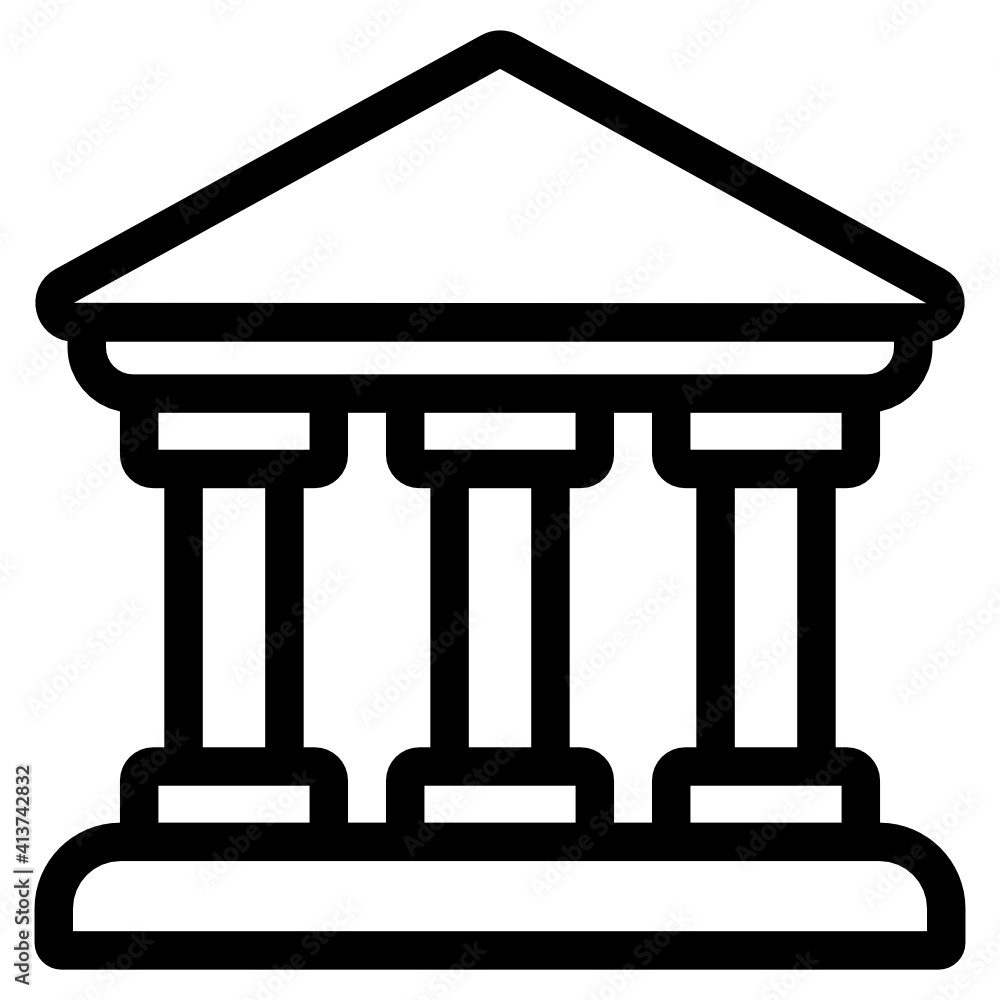 Bank in linear style editable vector
Bank in linear style editable vector
