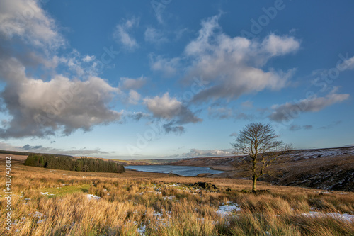 Scenery around calderdale in west yorkshire 