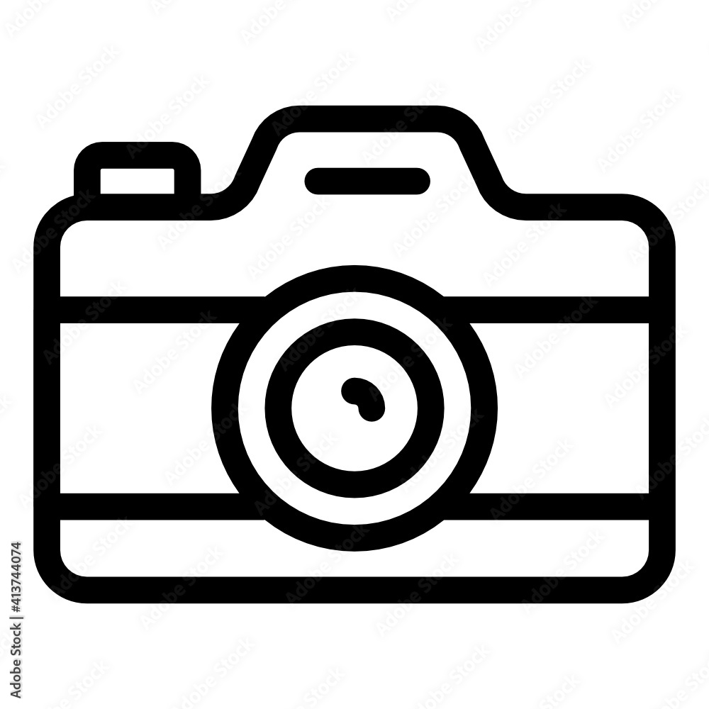 Camera in linear style icon, editable vector and capturing device
Camera in linear style icon, editable vector and capturing device