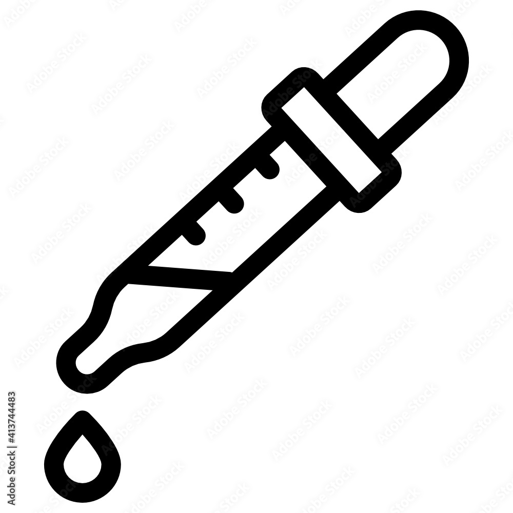 Drop with eye, linear design of eye tear icon
Drop with eye, linear design of eye tear icon