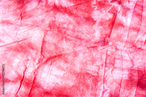 Wallpaper Mural abstract pattern background of colorful traditional shibori tie dyed fabric with crumple creases and wrinkles  Torontodigital.ca