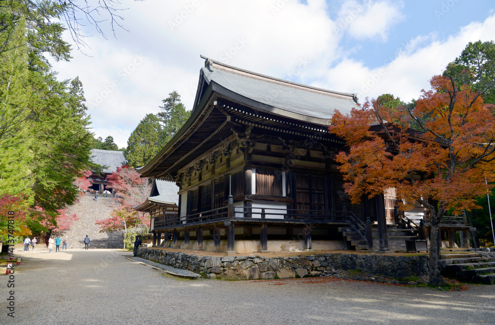 秋の神護寺　毘沙門堂　京都市